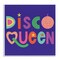 Stupell Industries Disco Queen with Retro Letters Wall Plaque Design by Sazerelli Designs